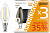 Лампа Gauss Filament Свеча E14 5W 2700К 1/20 (3 лампы в упаковке)